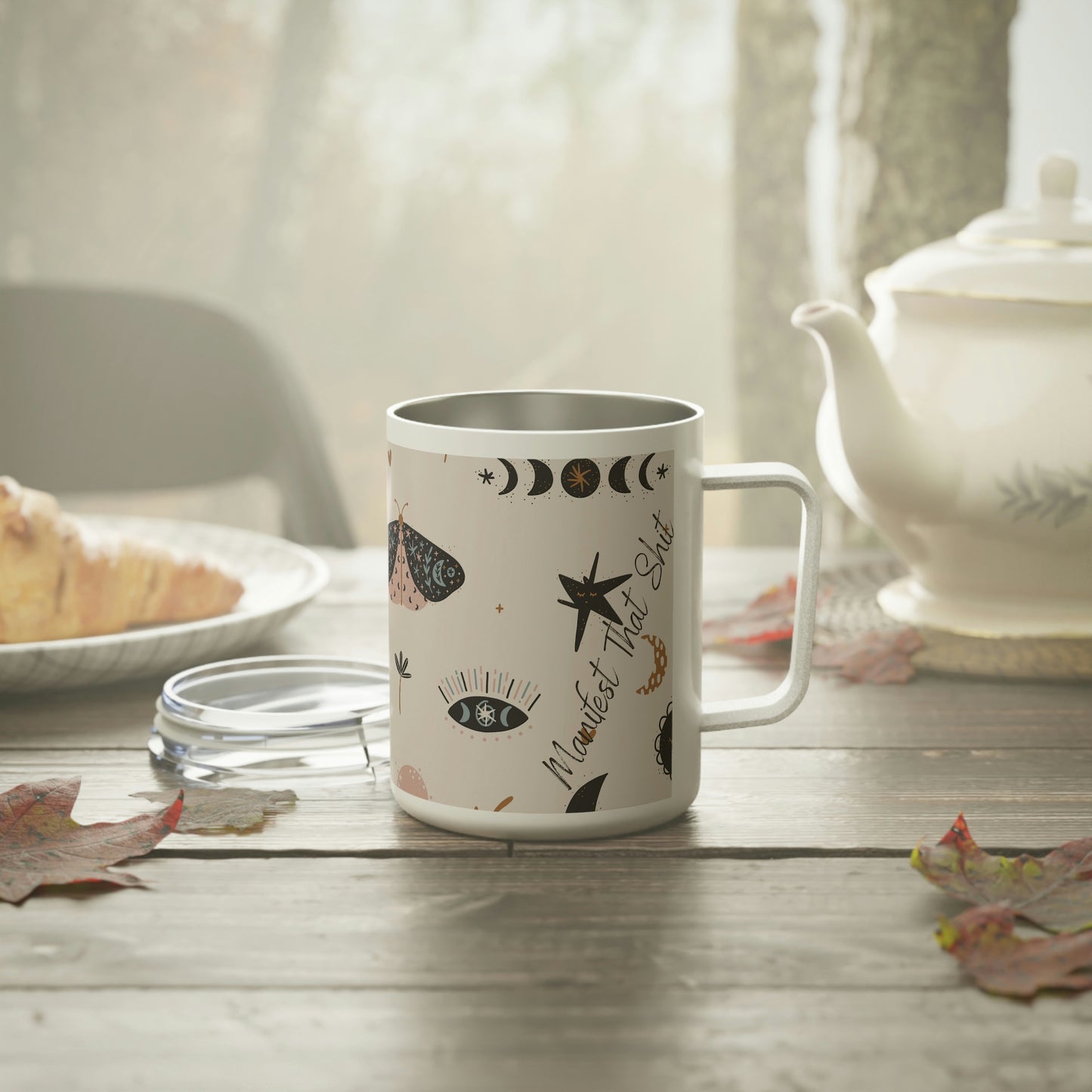 Manifest That Shit Insulated Coffee Mug, 10oz