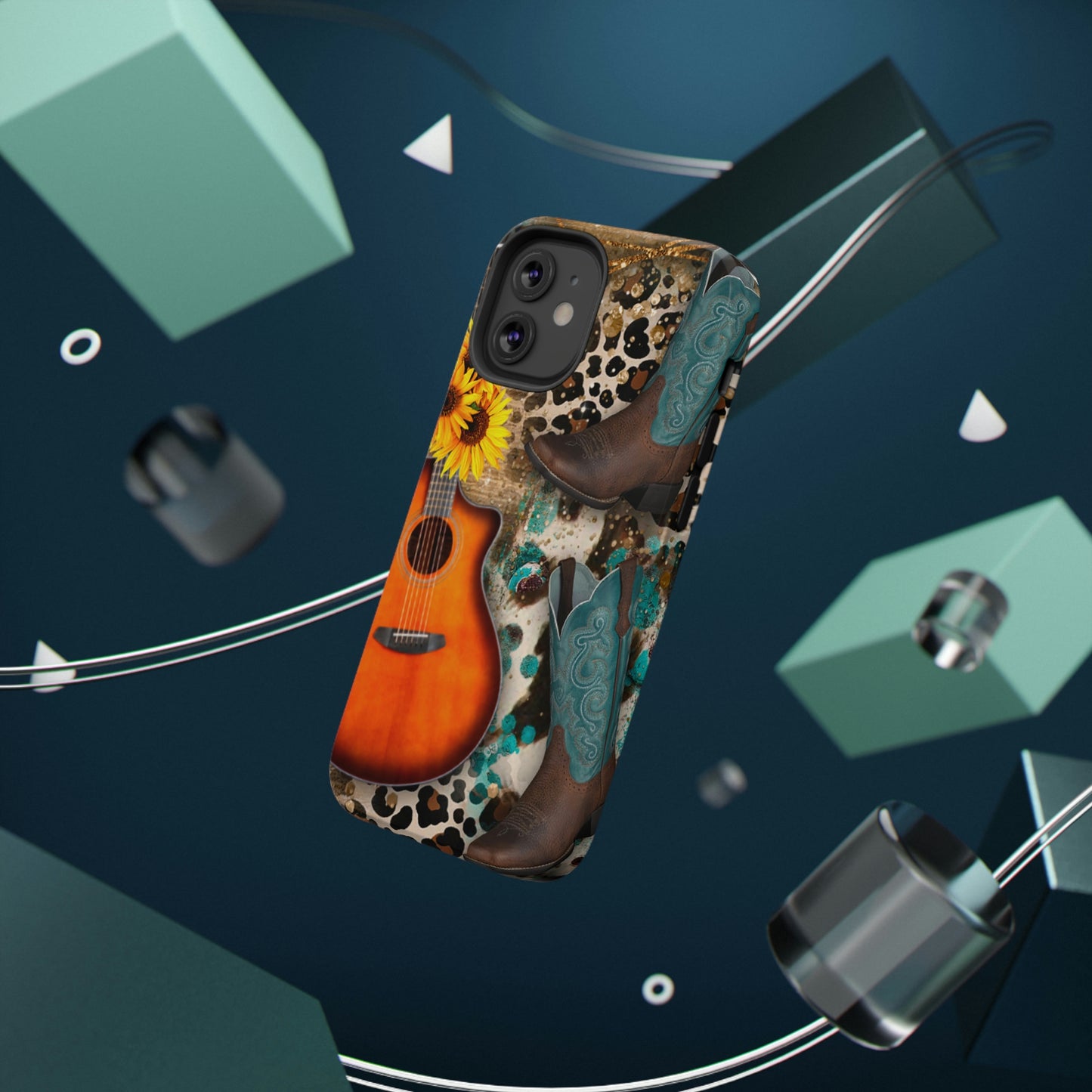 Country Music Print Impact-Resistant Cases