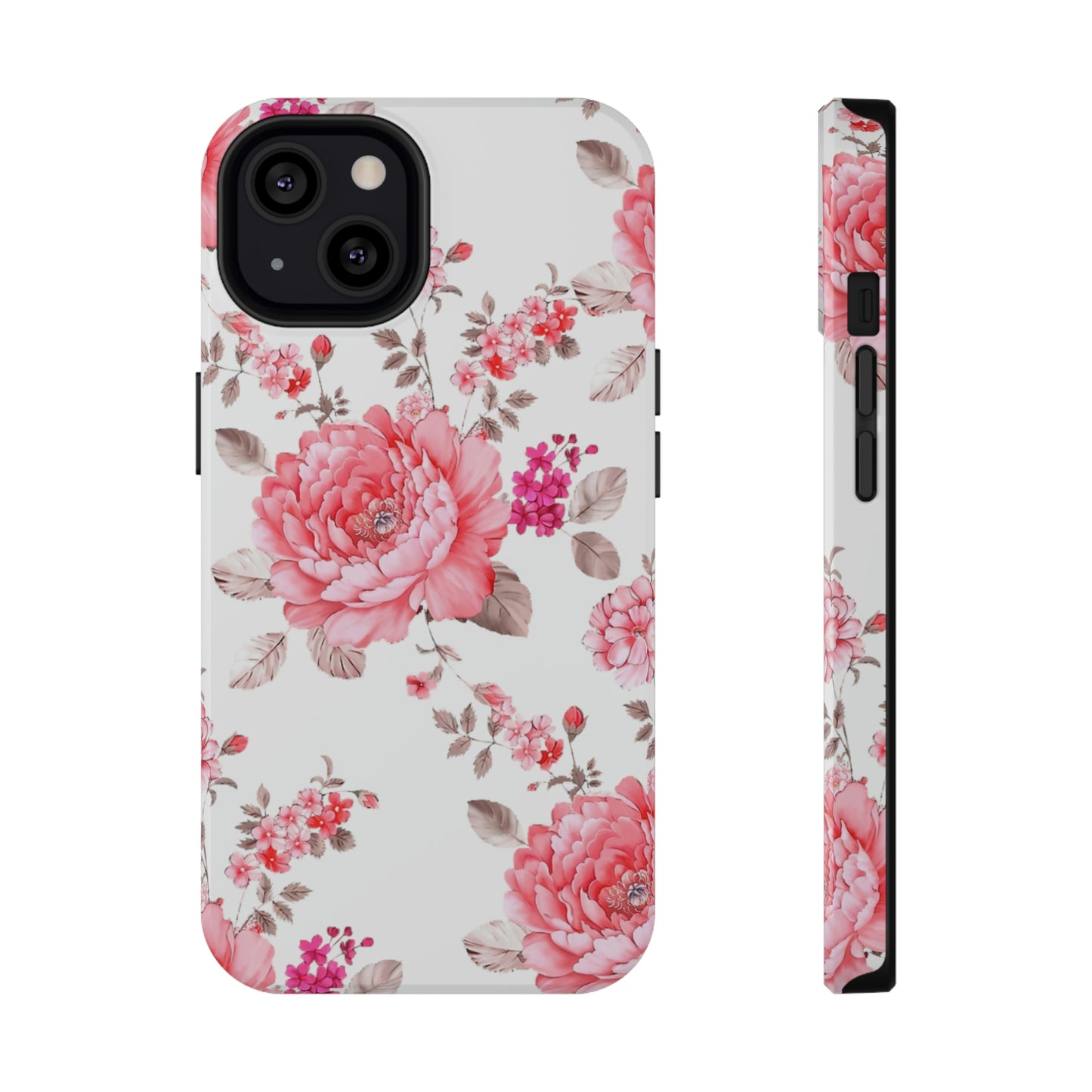 Pink Rose Impact-Resistant Cases