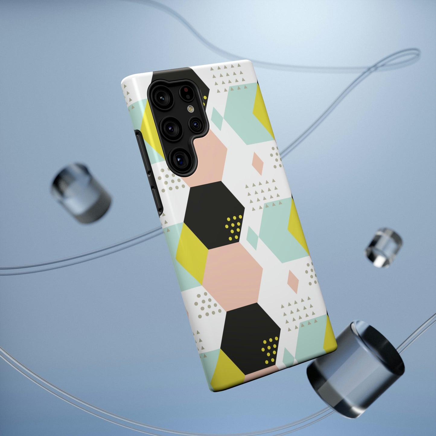 Geometrical Print Impact-Resistant Cases