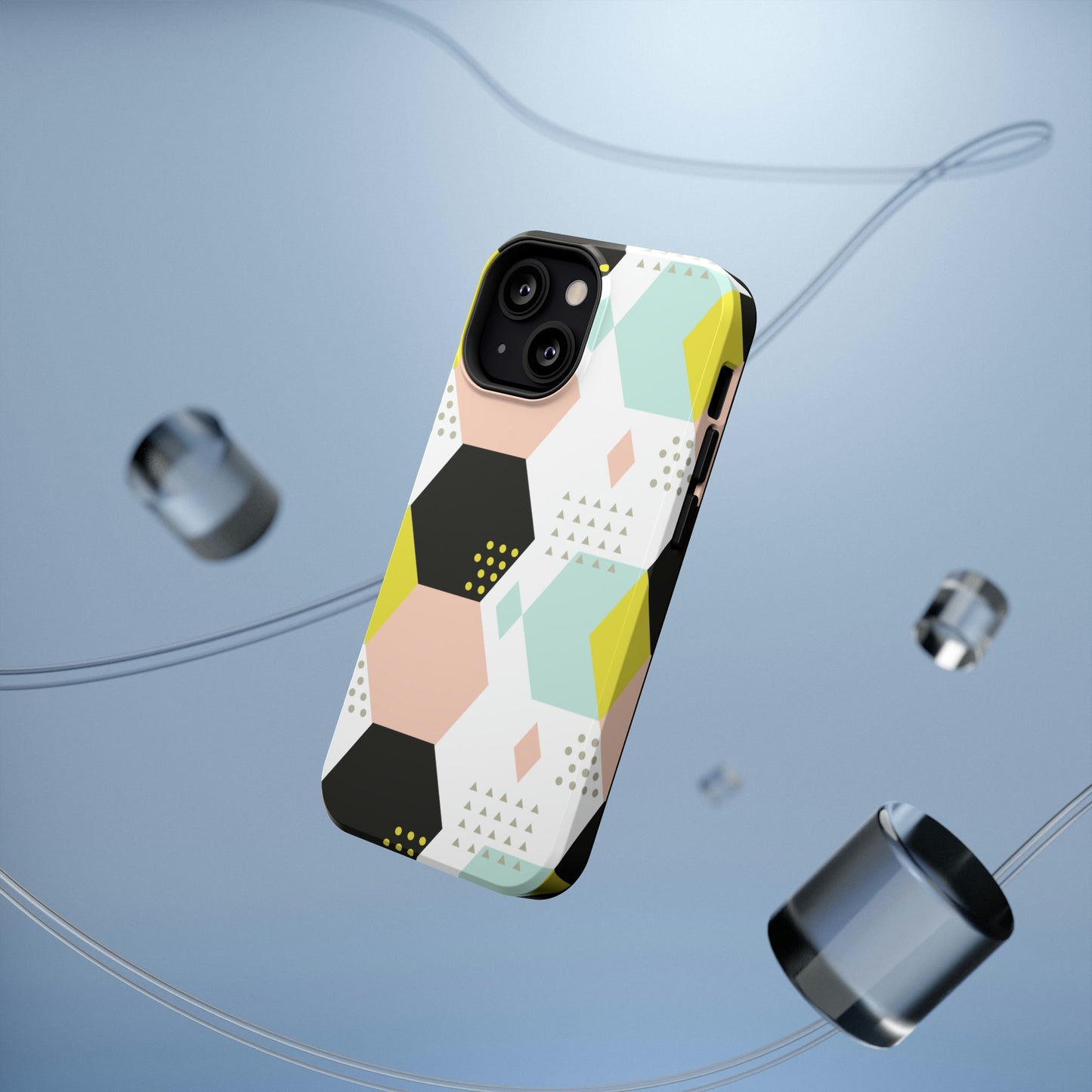 Geometrical Print Impact-Resistant Cases