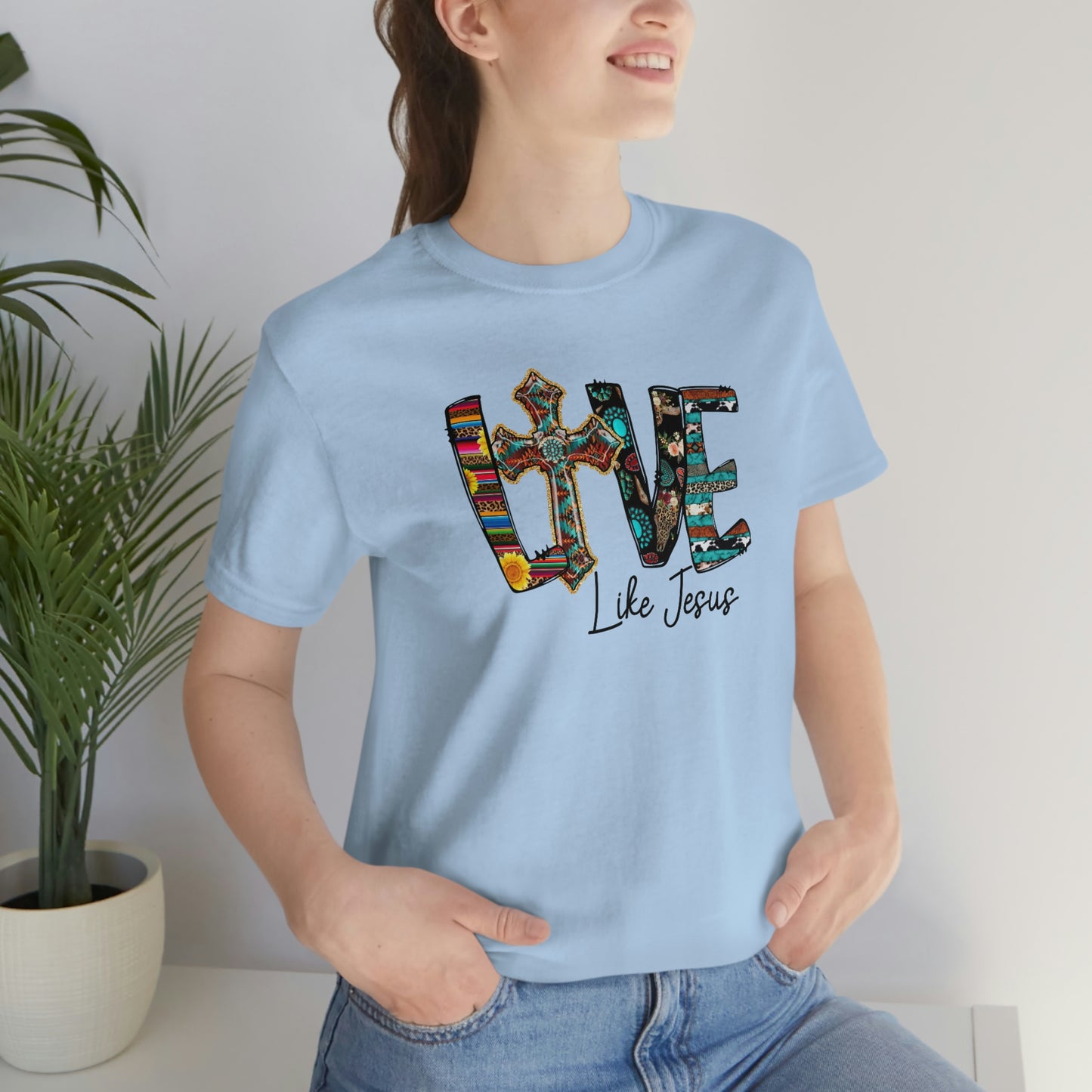 Live Like Jesus Unisex Jersey Short Sleeve Tee