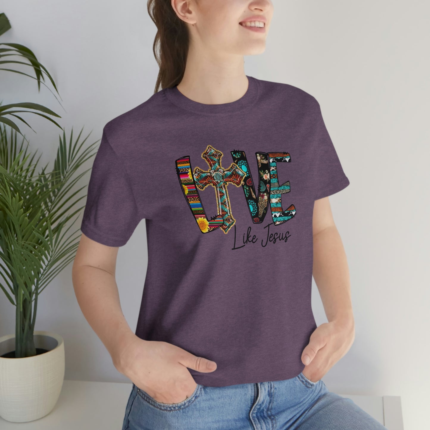 Live Like Jesus Unisex Jersey Short Sleeve Tee