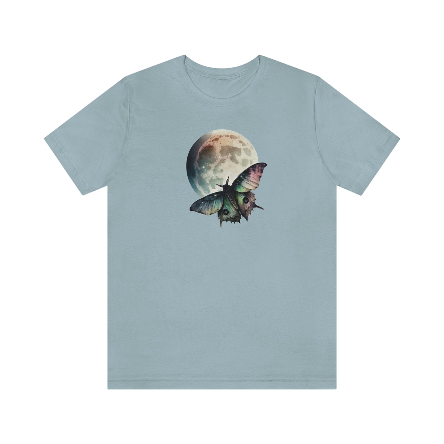 Lunar Moth Print Jersey Short Sleeve Tee