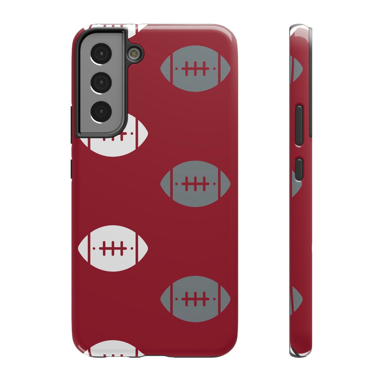 Football Print Impact-Resistant Cases