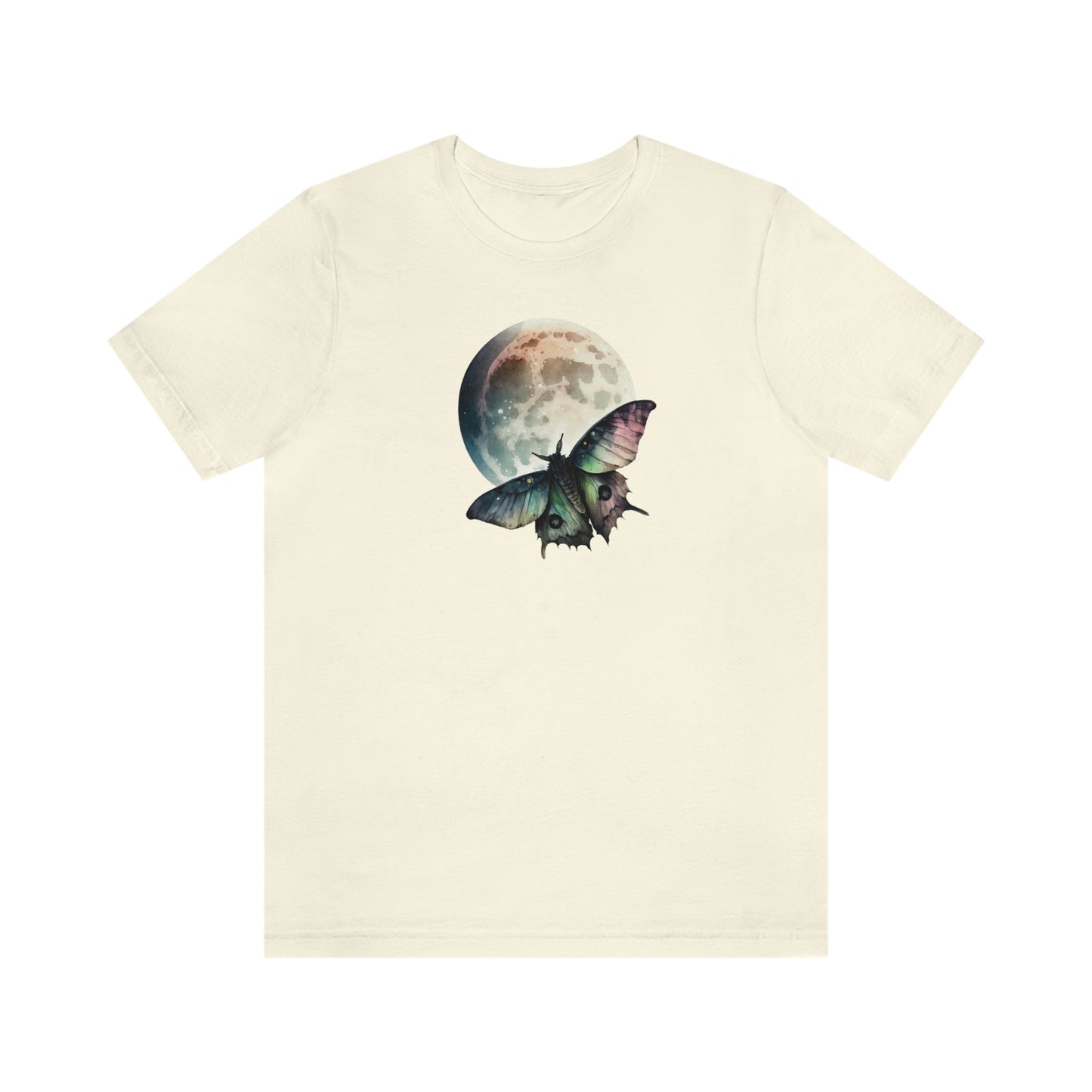 Lunar Moth Print Jersey Short Sleeve Tee