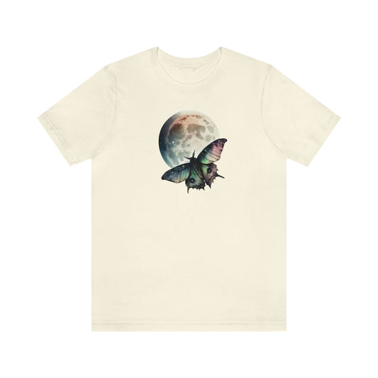 Lunar Moth Print Jersey Short Sleeve Tee