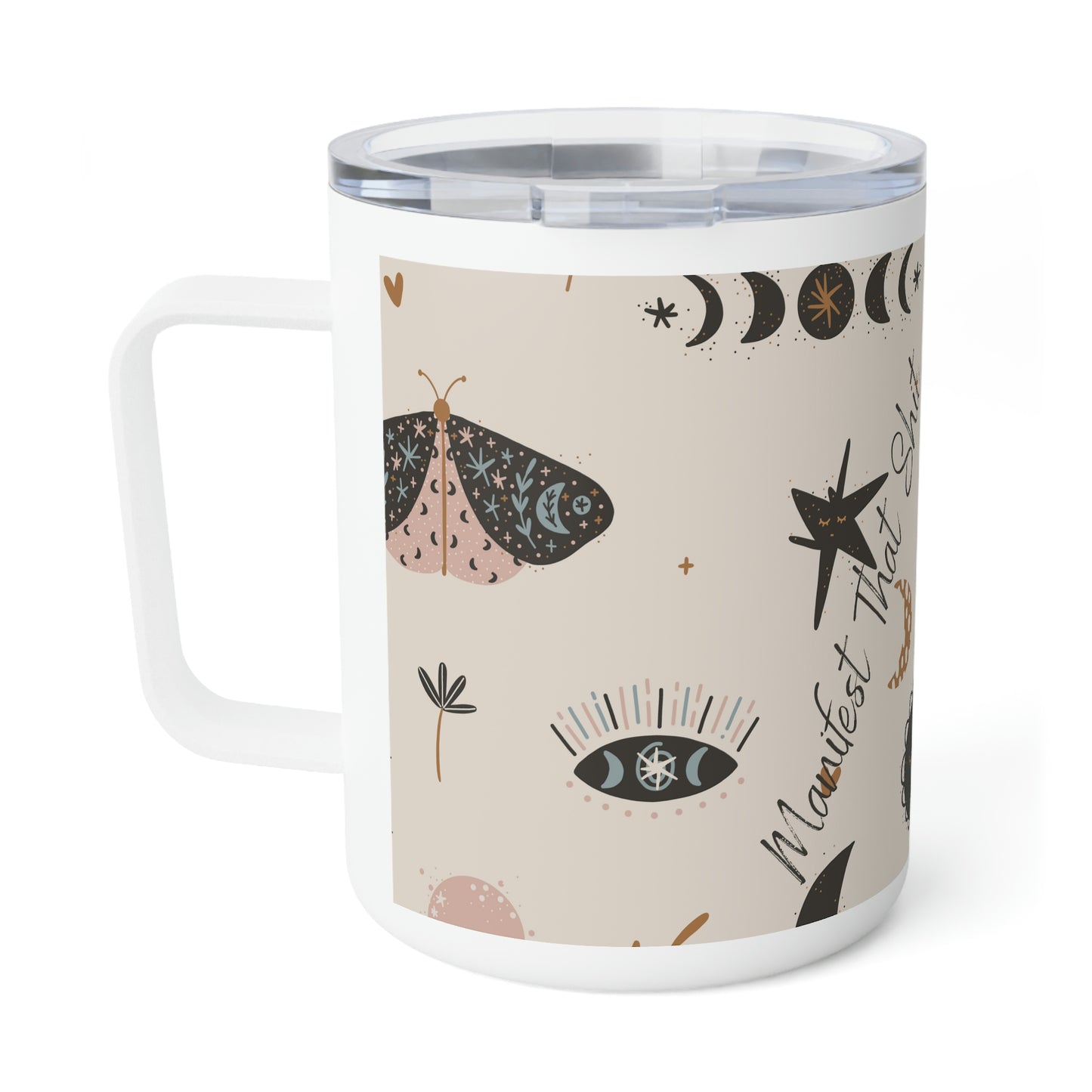Manifest That Shit Insulated Coffee Mug, 10oz
