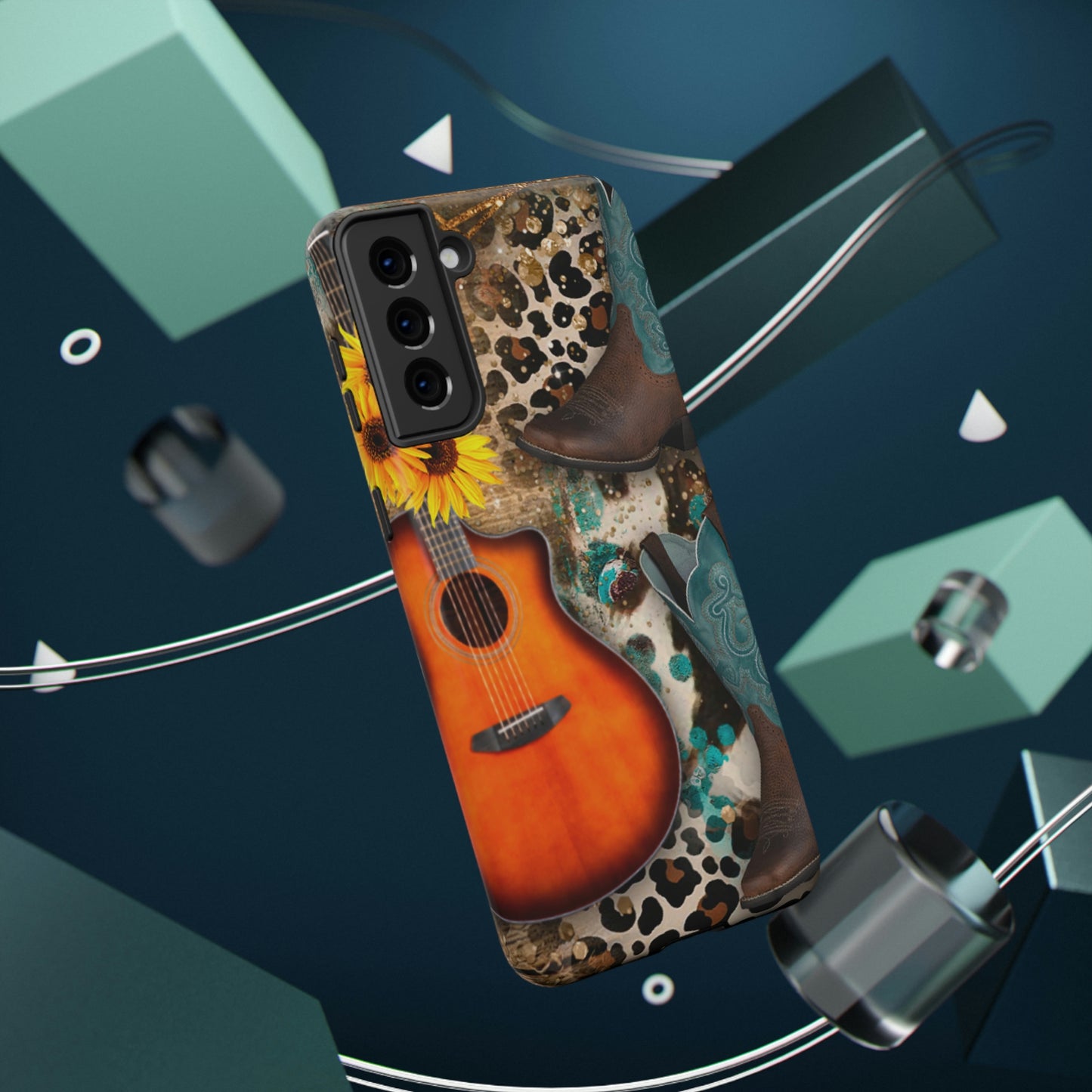 Country Music Print Impact-Resistant Cases