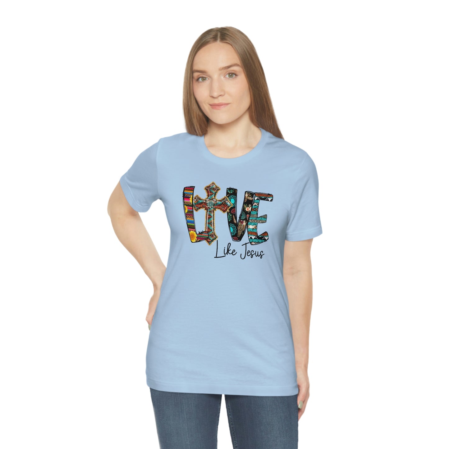 Live Like Jesus Unisex Jersey Short Sleeve Tee