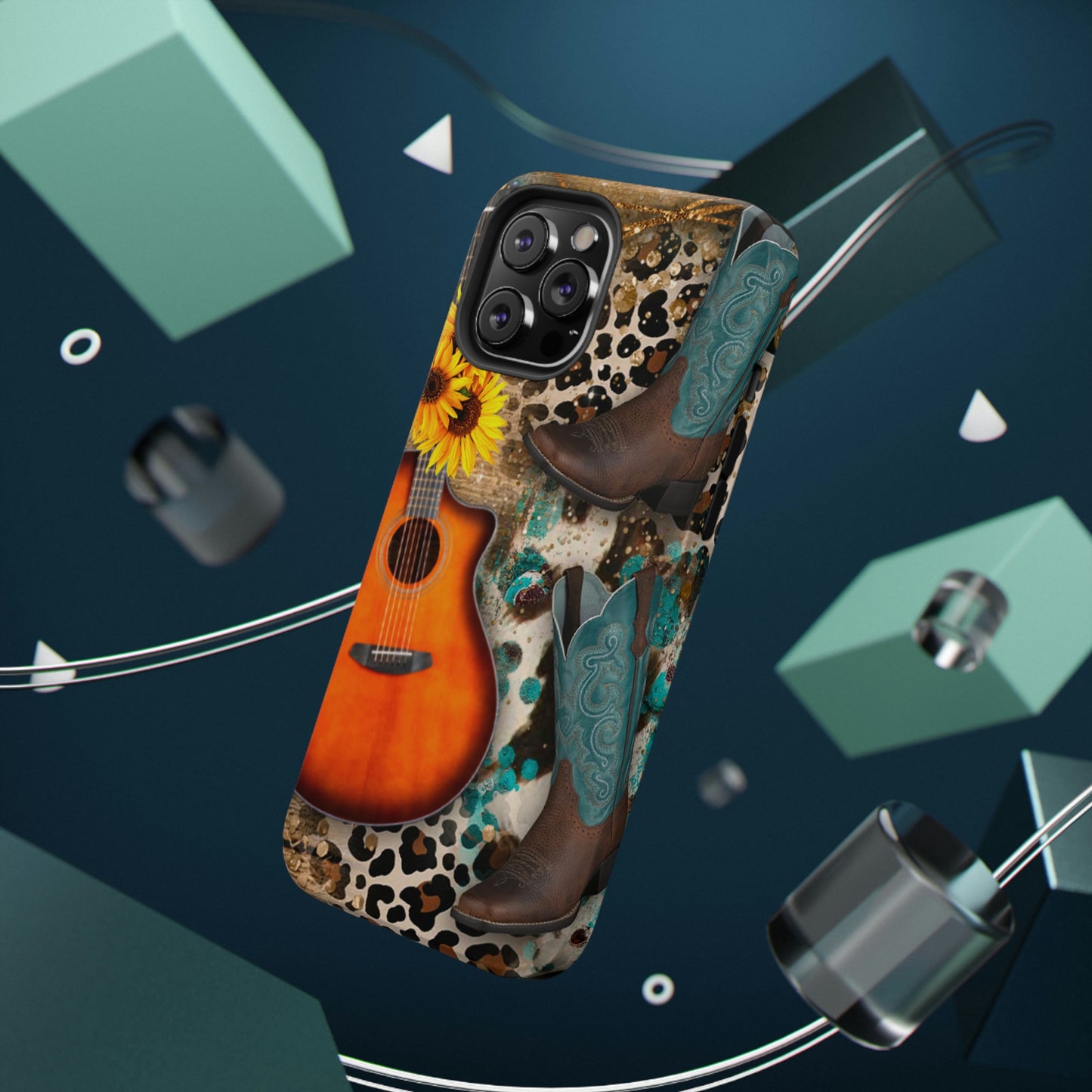 Country Music Print Impact-Resistant Cases
