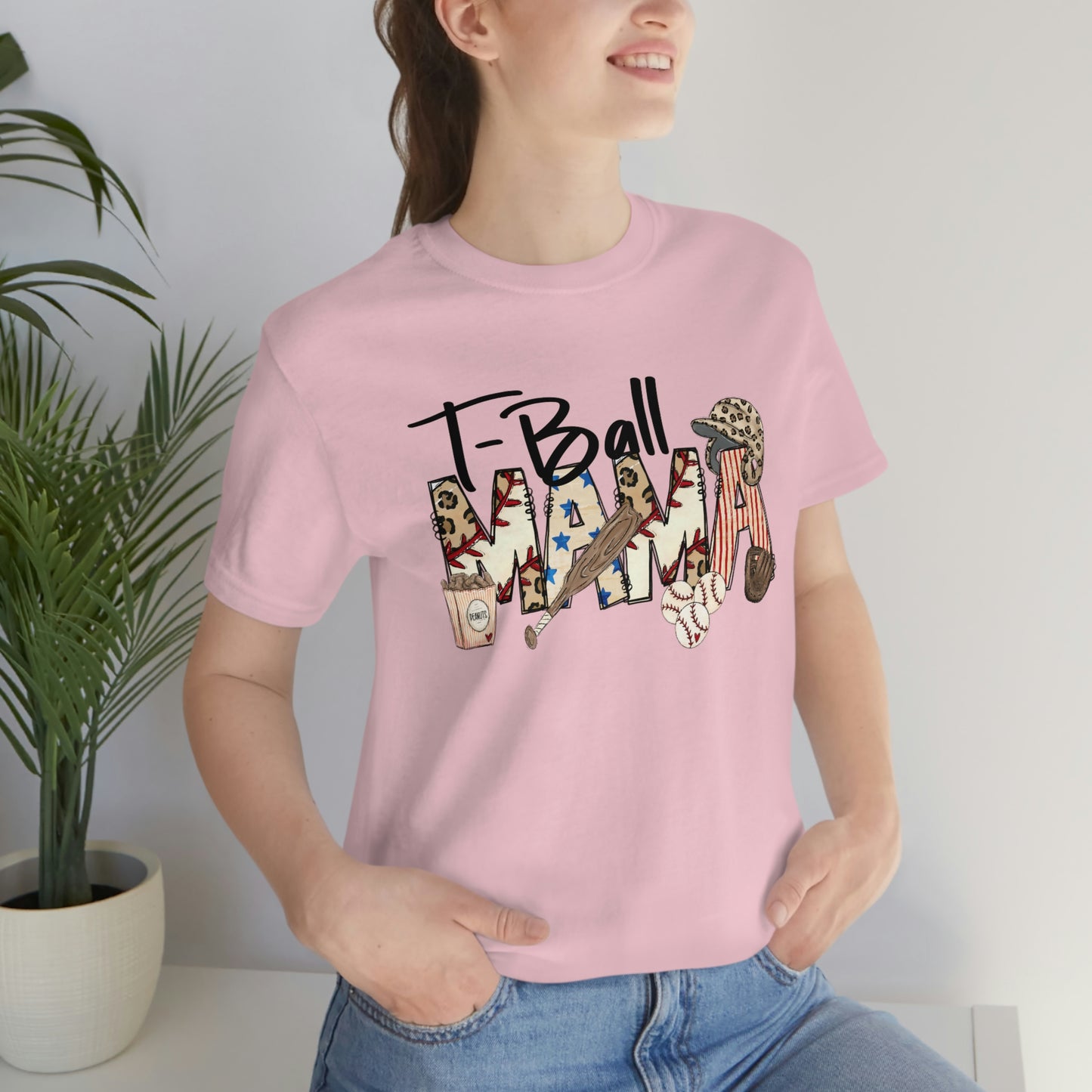T-Ball Mama Unisex Jersey Short Sleeve Tee