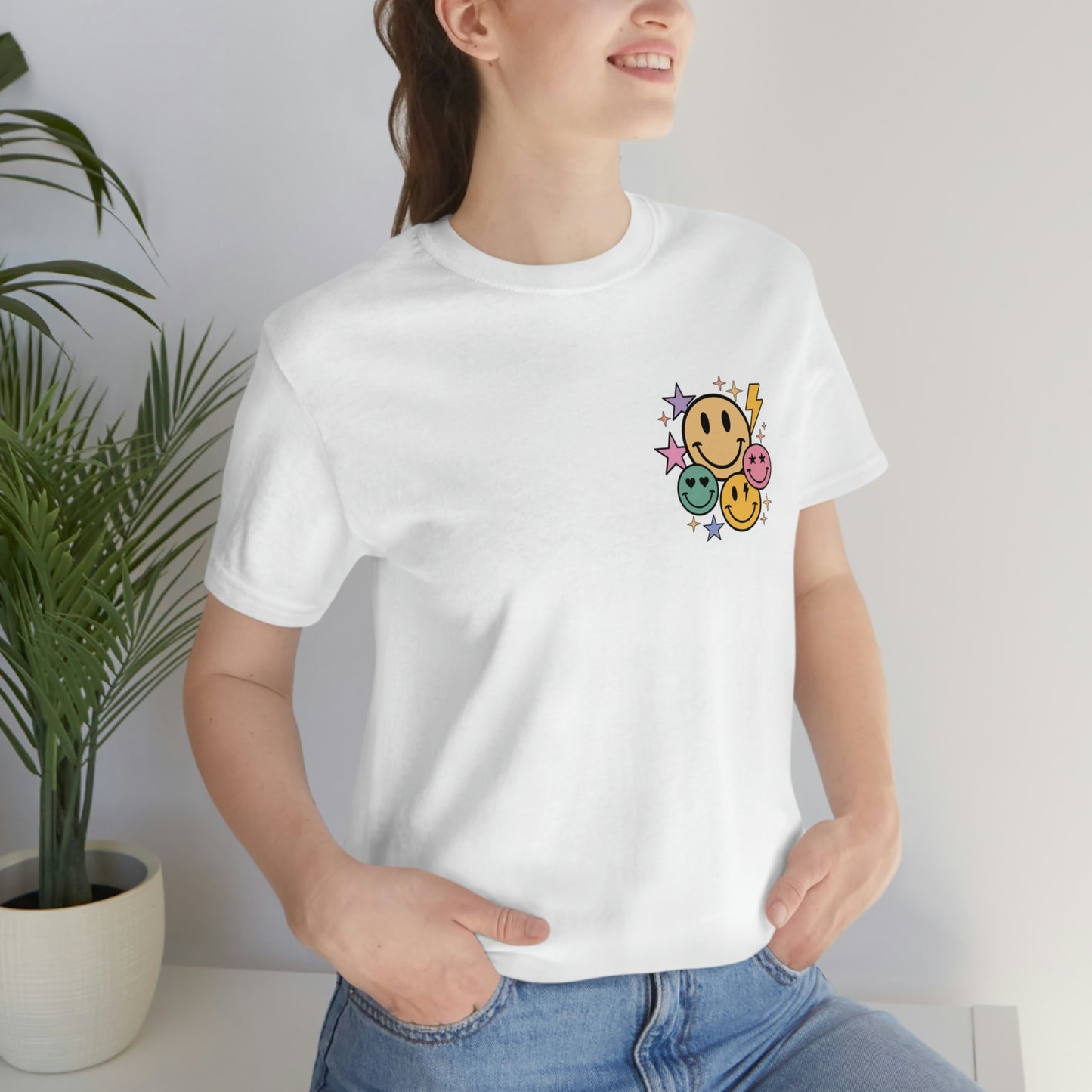 You Are, Smiley Faces, Jersey Short Sleeve Tee