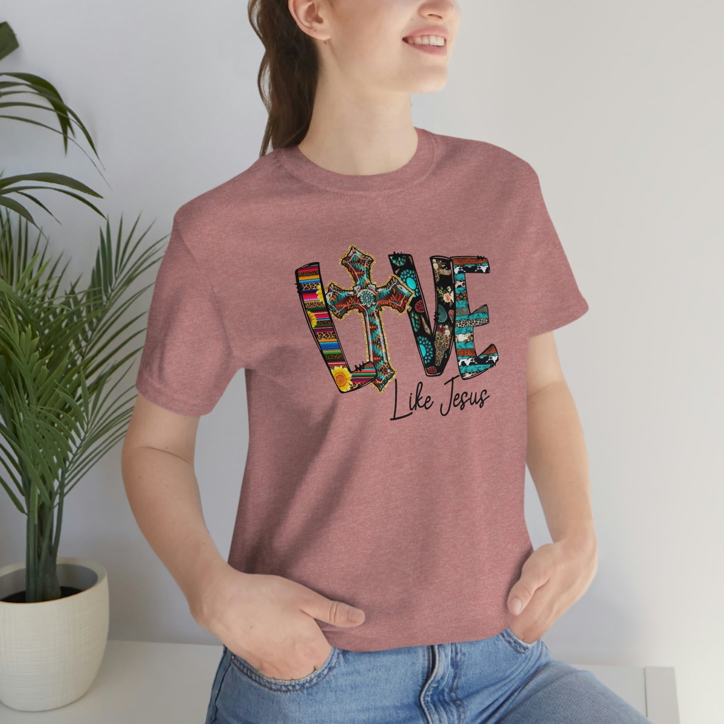Live Like Jesus Unisex Jersey Short Sleeve Tee