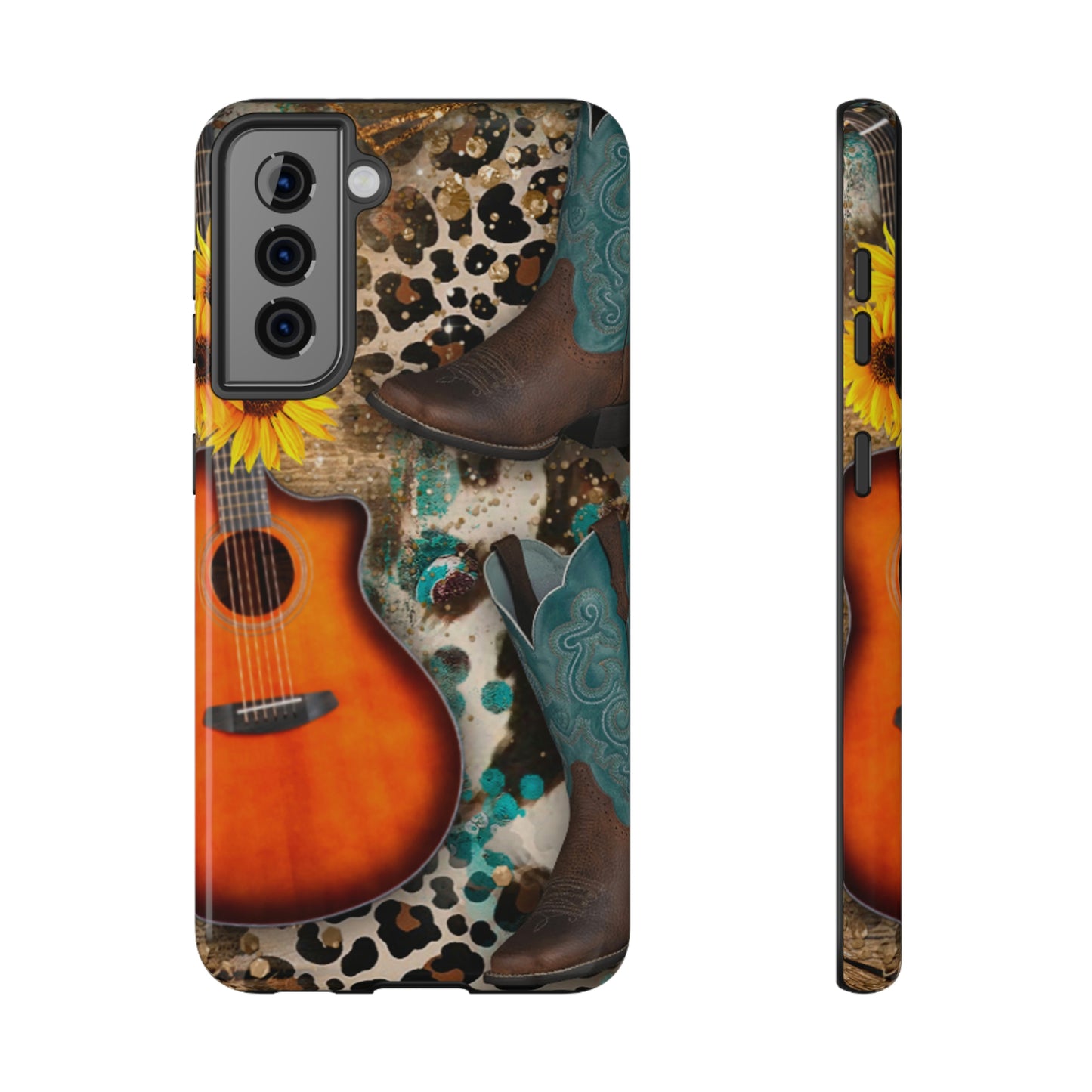 Country Music Print Impact-Resistant Cases